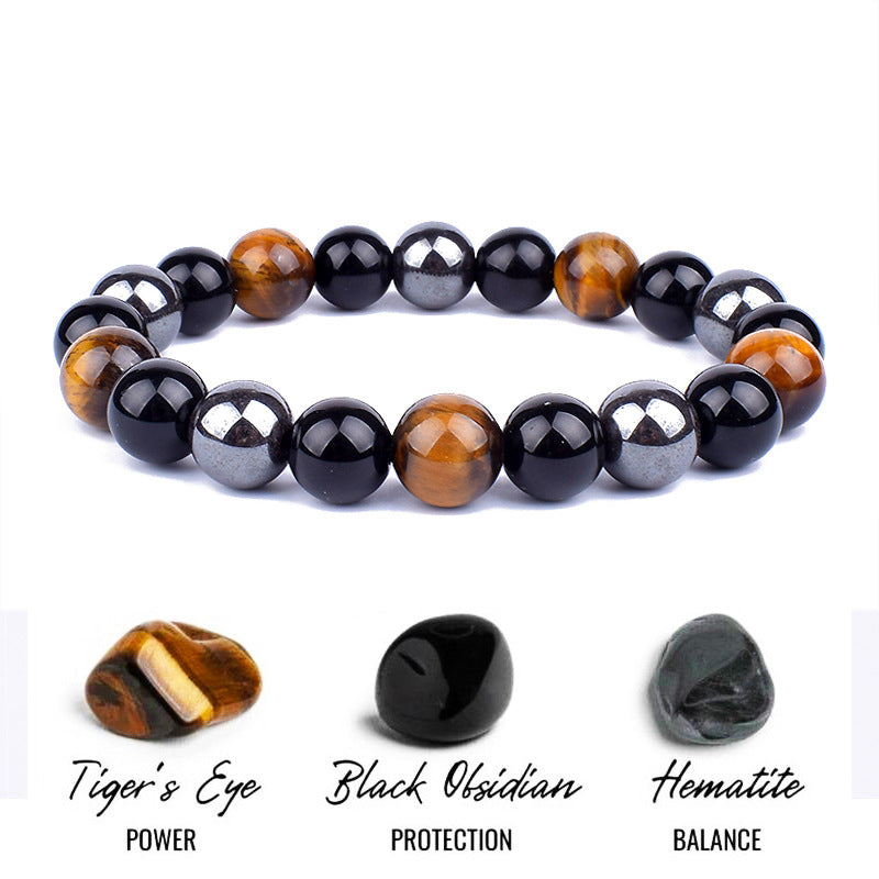 Handmade triple protection bracelet