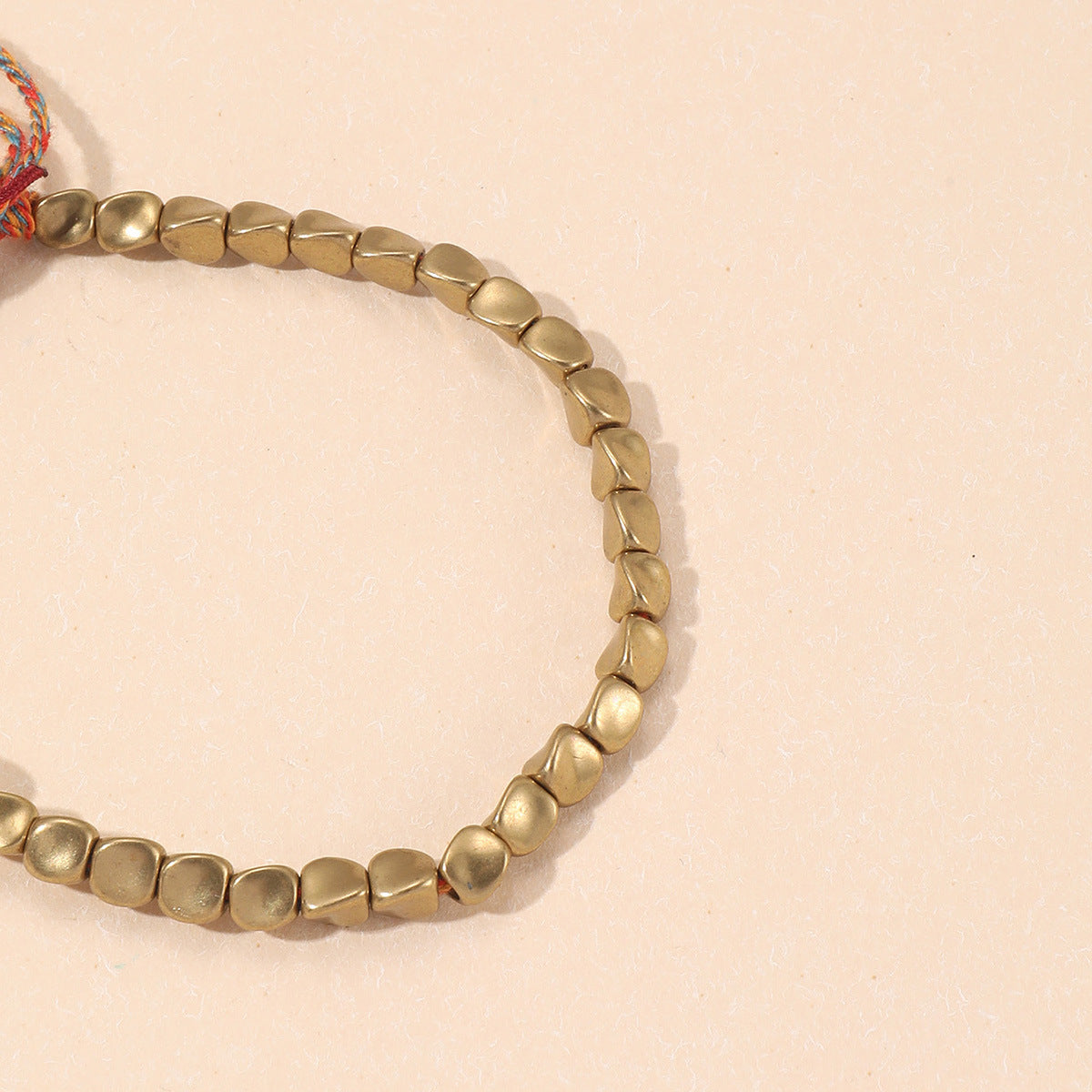 Handmade Tibetan Copper Bead Bracelet - For Healing, Strength and Protection