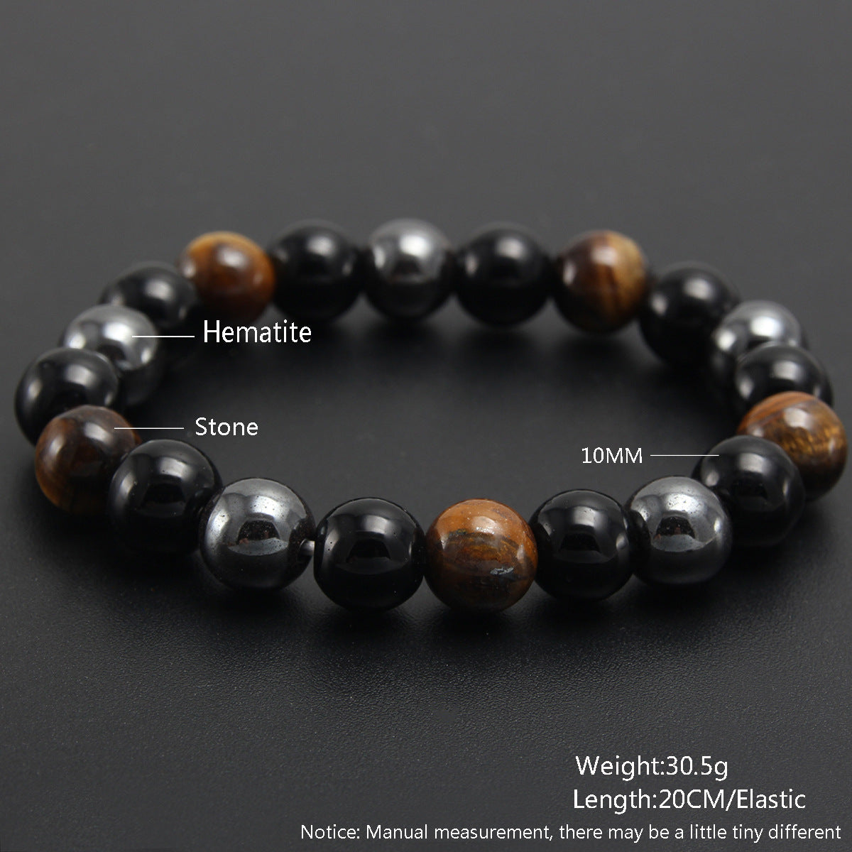 Handmade triple protection bracelet