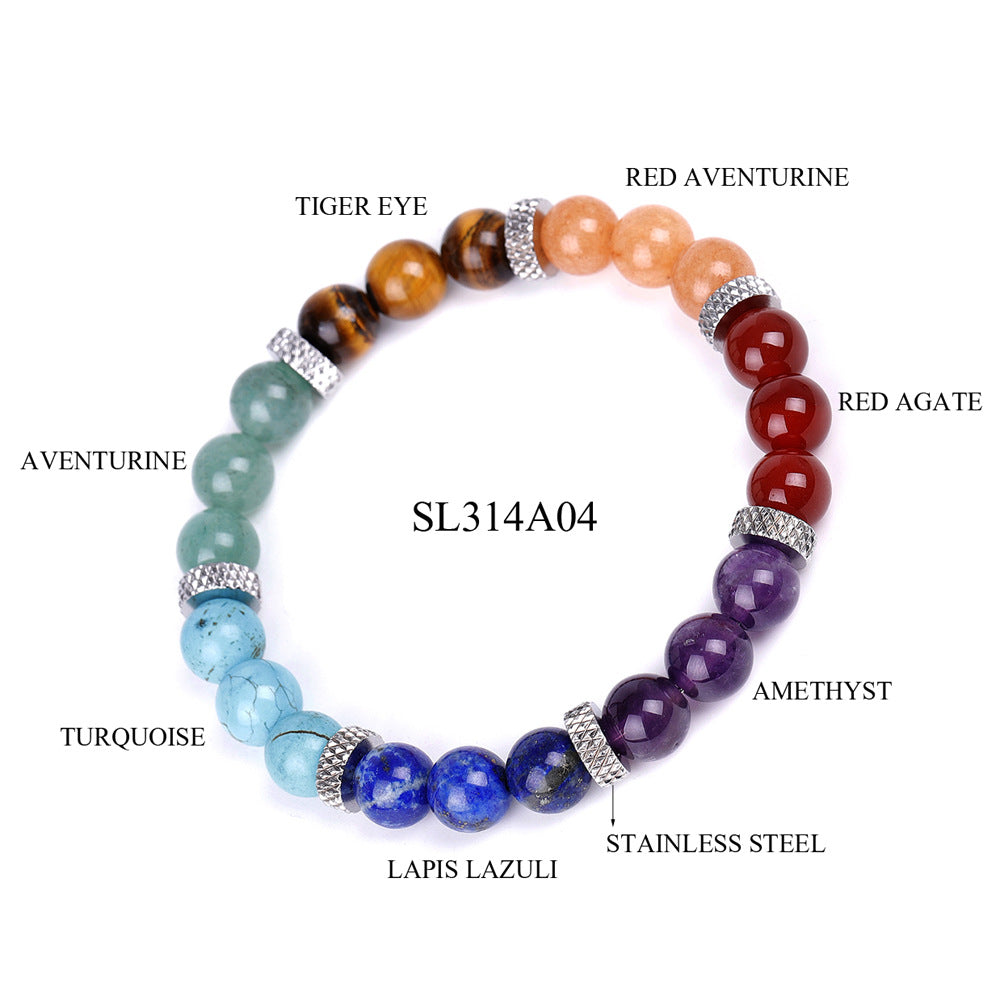 7 Chakra Stones Bracelet